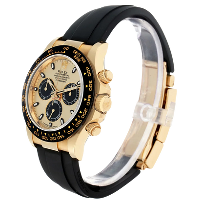 Daytona Pikachu 40mm Yellow Gold Champagne Dial Mens Watch 116518