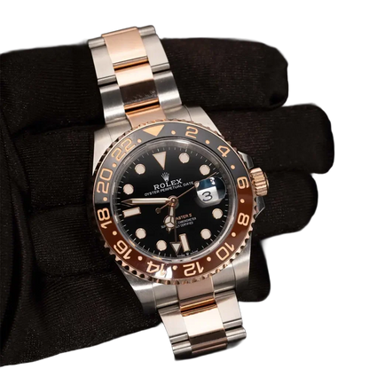 GMT-Master II 126711CHNR 40mm Two-Tone Oystersteel Everose Gold Root Beer