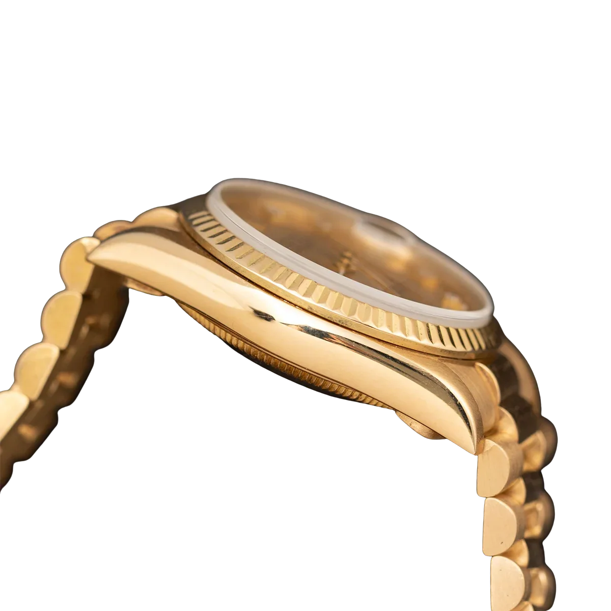 Presidential Rolex Datejust 68278 Fluted Bezel Watch 31mm Diamond Dial