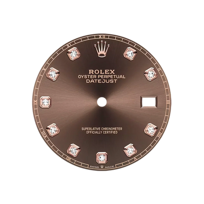 Datejust 41MM 126331 Chocolate Diamond Dial Fluted Bezel Two Tone Rose Gold Jubilee Bracelet