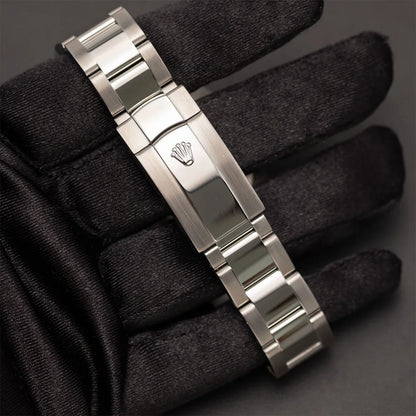 Datejust 116334 Fluted Bezel Watch 41mm Blue Index Dial