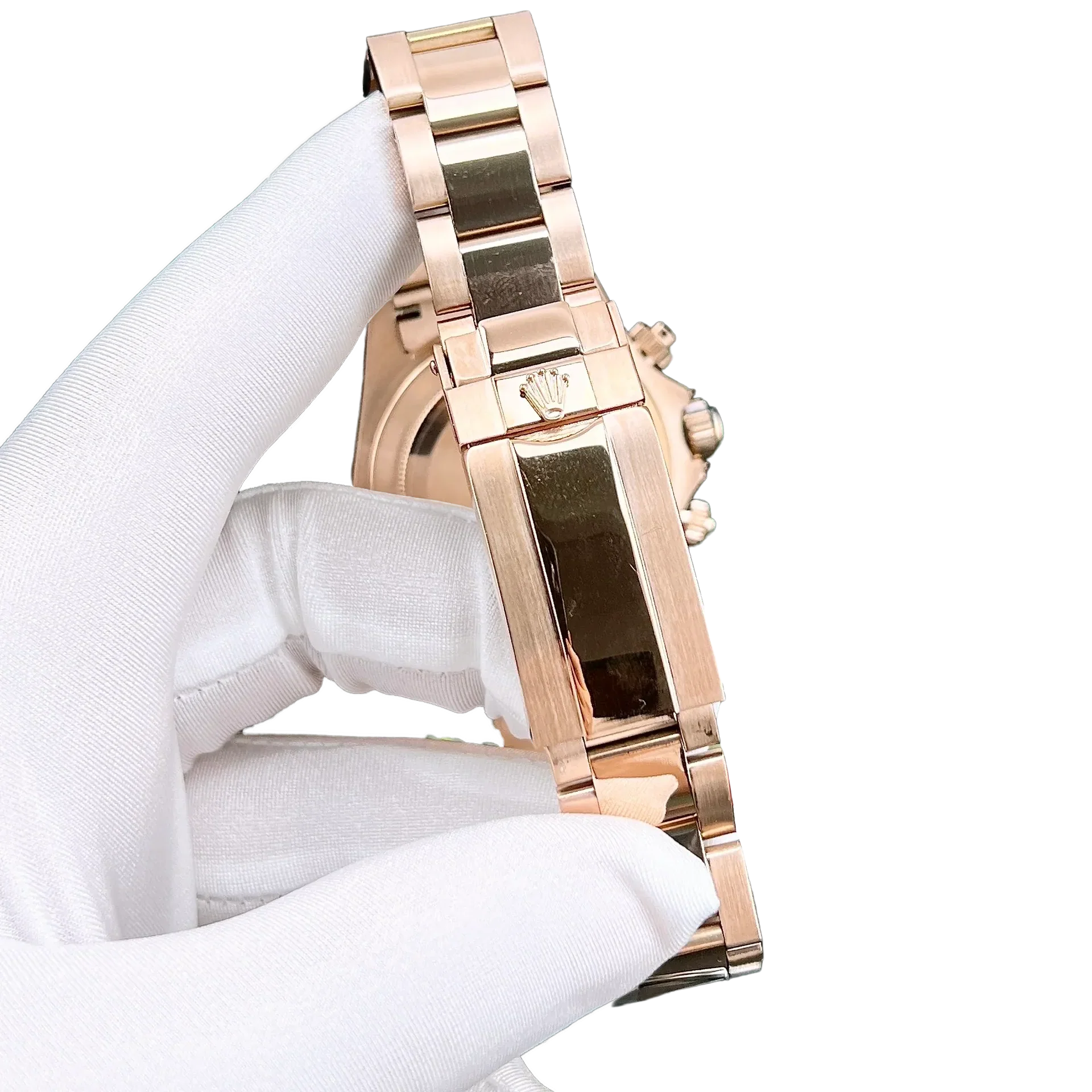 Daytona 116595RBOW Rainbow Rose Gold Black Dial Sapphire Bezel