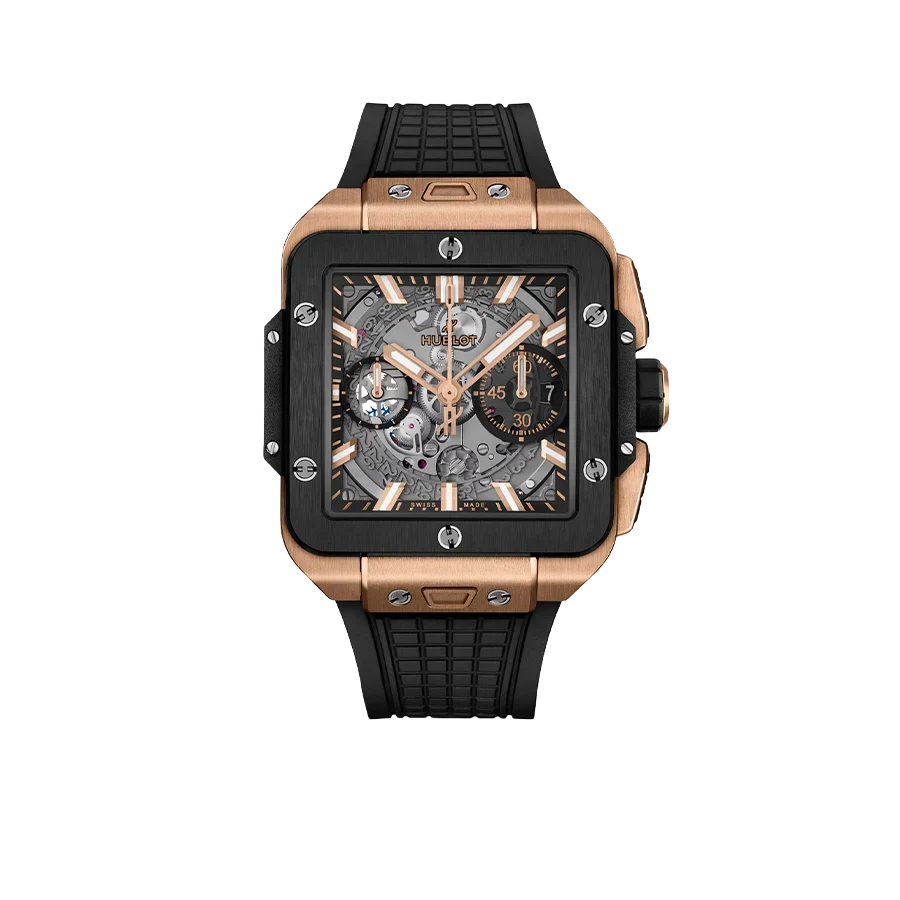 Square Bang Unico King Gold Ceramic 42mm Mens Watch 821.OM.0180.RX