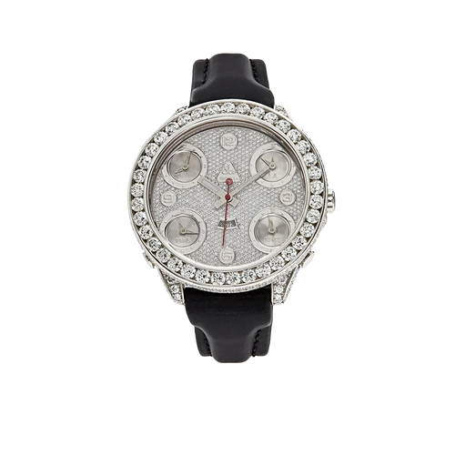 Five Time Zone Steel Diamond 40mm JCM-30