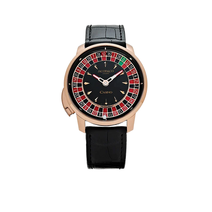 The Casino Tourbillon 44mm CA100.40.AA.AA.ABALA Rose Gold Black Onyx Dial Limited Edition