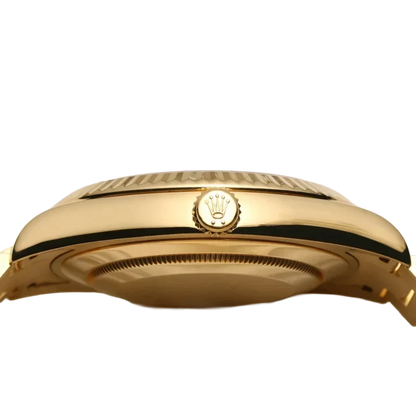 President Day-Date II 41mm 218238 18k Yellow Gold & Ruby Dial
