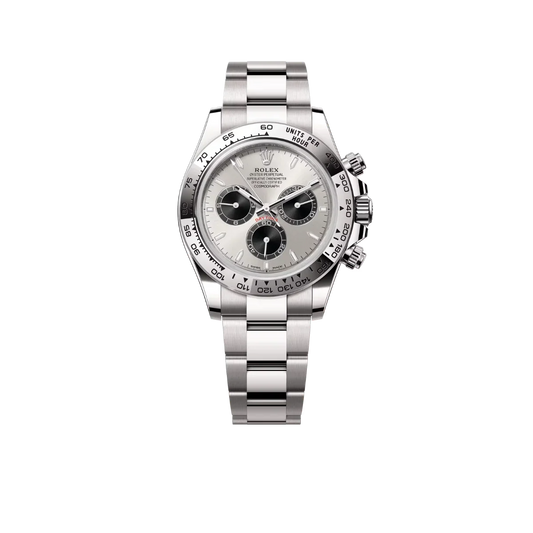 Daytona 40 mm White Gold Silver Dial Mens Watch M126509-0003