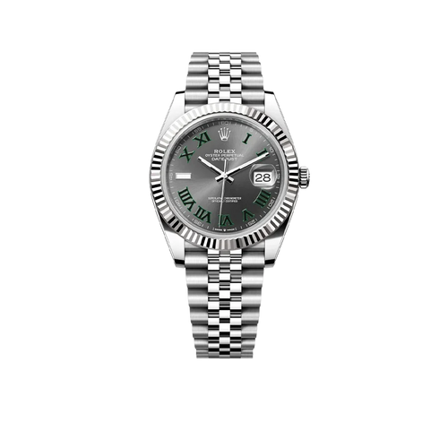 Datejust 41mm 126334 Wimbledon Stainless Steel Slate Dial Oyster