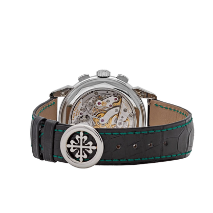 Grand Complications 41mm 5270P-014 Perpetual Calendar Chronograph Platinum Green Dial