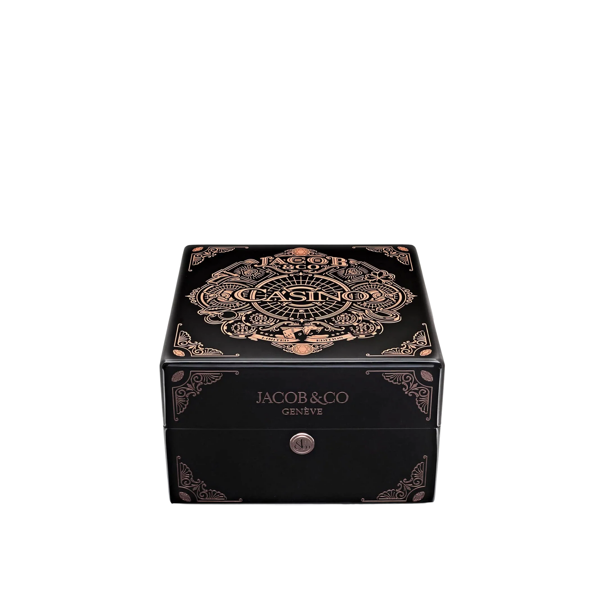 The Casino Tourbillon 44mm CA100.40.AA.AA.ABALA Rose Gold Black Onyx Dial Limited Edition