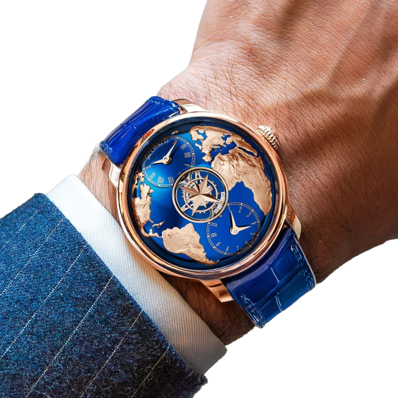 The World Is Yours Dual Time Zone Tourbillon 38.6mm Rose Gold Automatic Winding DT200.40.AA.AA.A