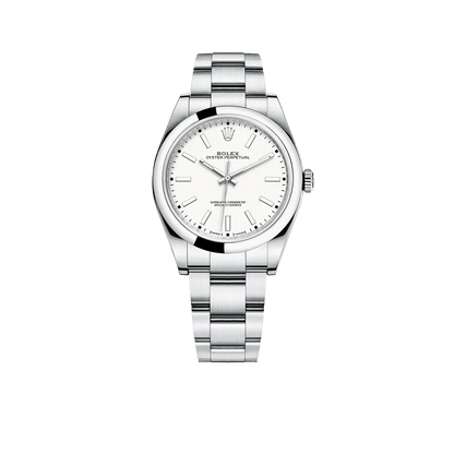 Oyster Perpetual 39mm Stainless Steel WhiteDial Men Watch 114300-0004 New 2025