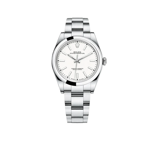 Oyster Perpetual 39mm Stainless Steel WhiteDial Men Watch 114300-0004 New 2025