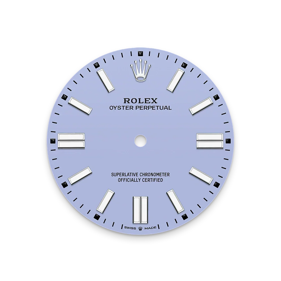 Oyster Perpetual 41mm Stainless Steel Lavender Dial Men Watch 134300-0012 New 2025