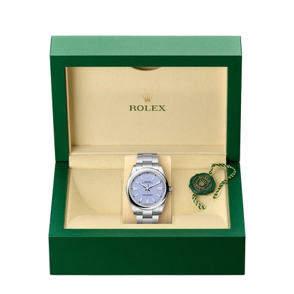 Oyster Perpetual 41mm Stainless Steel Lavender Dial Men Watch 134300-0012 New 2025