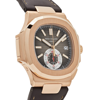 Nautilus 40mm 5980R-001 Chronograph Rose Gold Brown Dial