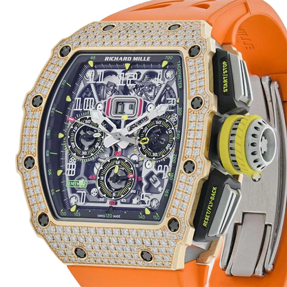 RM 11-03 Rose Gold - Skeleton Dial 45mm
