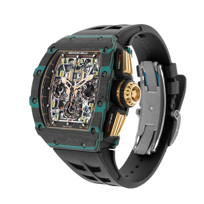RM 11-03 Turquoise Quartz TPT, Ultimate Edition, Skeleton Dial, 50 mm