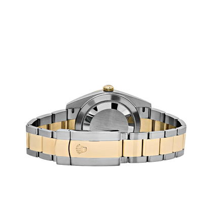 Datejust 41mm Yellow Gold Stainless Steel Wimbledon Slate Dial Oyster 126333