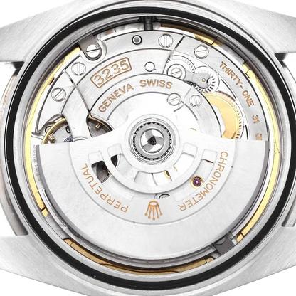 Datejust 41mm Steel White Gold Fluted Motif Dial Mens Watch 126334