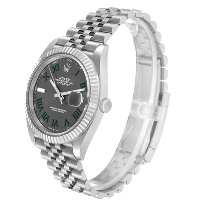 Datejust 41mm 126334 Wimbledon Stainless Steel Slate Dial Oyster