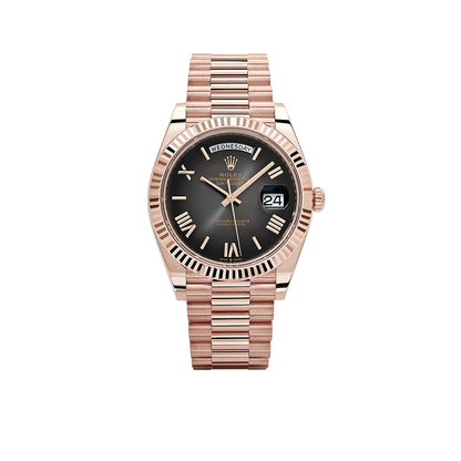 Day-Date 40mm 18K Everose Gold with Slate Ombre Dial 228235