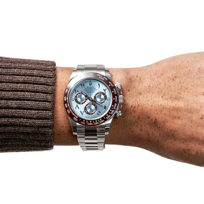 Daytona 116506 Platinum Ice Blue Arabic Dial 40mm