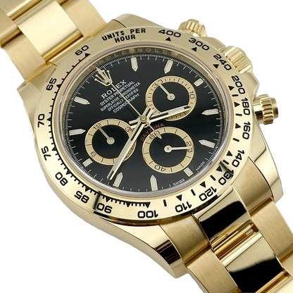 Daytona 40mm Yellow Gold Black Dial 126508  (2025)