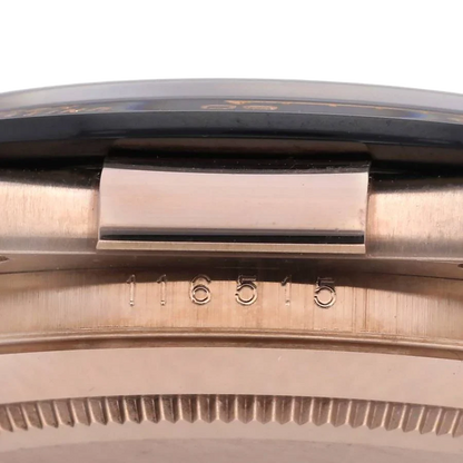 Daytona 40mm Rose Gold Oysterflex Mens Watch 116515LN