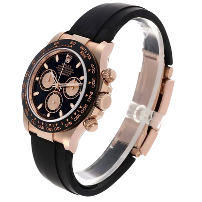 Daytona 40mm Rose Gold Oysterflex Mens Watch 116515LN