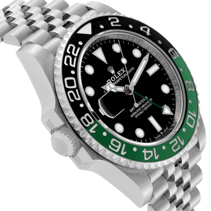 GMT Master II Sprite Bezel Steel Mens Watch 126720