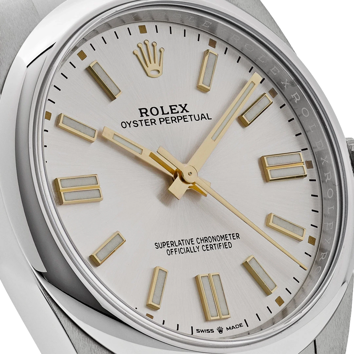 Oyster Perpetual 41mm Stainless Steel Silver Dial Men Watch 134300-0001 New 2025