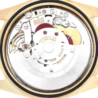 President Day-Date 36mm Yellow Gold Diamond Bezel Mens Watch 118348