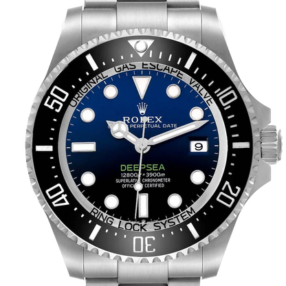 Seadweller Deepsea 44mm Cameron D-Blue Dial Steel Mens Watch 136660