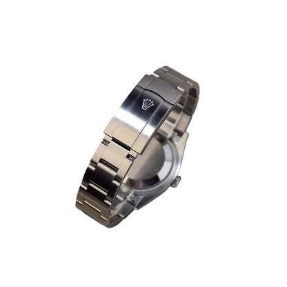 Oyster Perpetual 41mm Stainless Steel Med Blue Dial Men Watch 134300-0009 New 2025